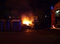 Brand Sperrmuell Koeln Vingst Oranienstr P17